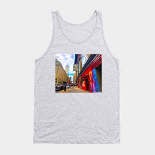 Red Building in New York Tank Top